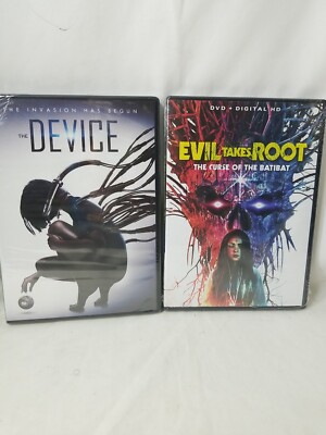 2 scifi HORROR DVDs Evil Takes Root: The Curse Of The Batibat &  THE DEVICE new
