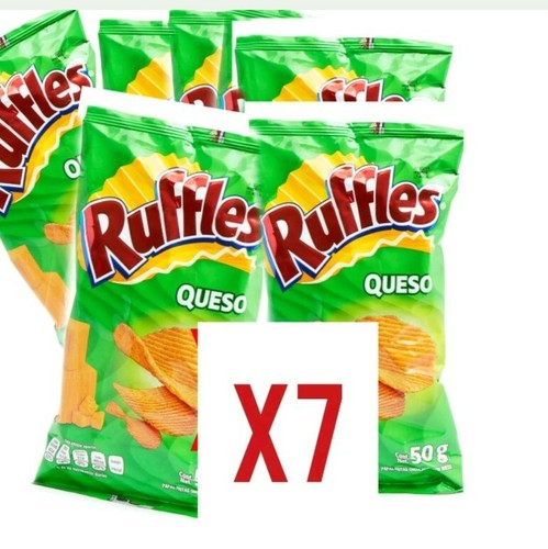Mexican Rruffles Ruffles Queso Mexican chips Sabritas 7 BAGS, (50 G each) | eBay