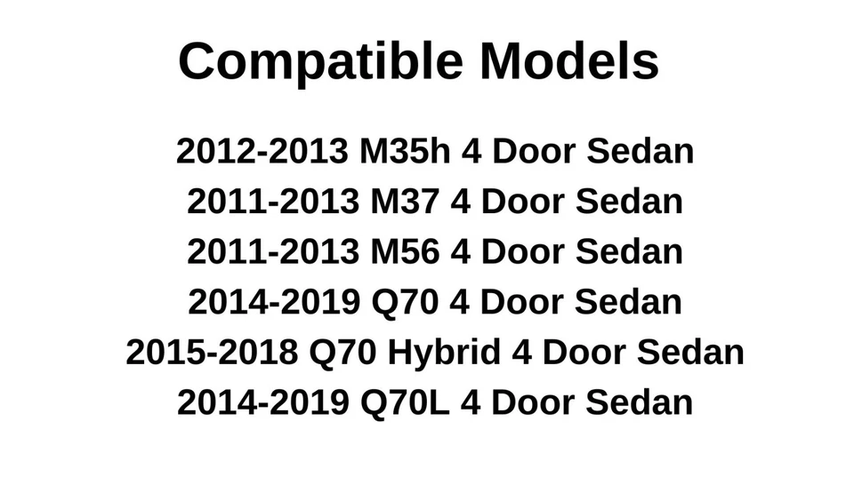 Se adapta a Infiniti M35h M37 M56 Q70 Q70L pasajero lado derecho puerta delantera ventana vidrio Foto 3 de 4
