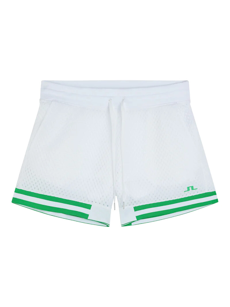 J Lindeberg Men's Mesha Mesh Shorts AMPA07751 0000 White Medium
