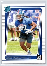 Gary Brightwell 2021 Donruss RC #313 New York Giants
