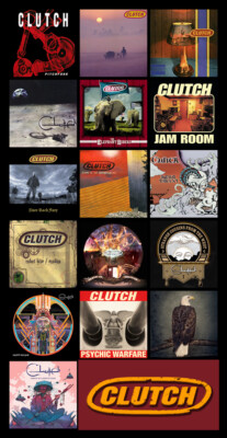 CLUTCH album discography magnet (4.5'' x 3.5'') sunrise on slaughter beach