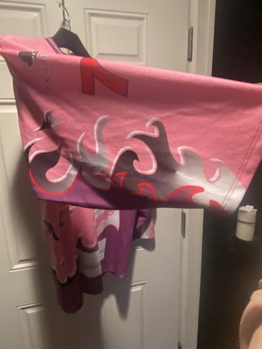 ACE PREP PREP SHOWCCASE Pink Hockey Jersey SZ LARGE - Picture 8 of 12