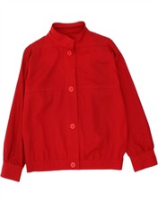 Emanuel Ungaro Womens Bomber Jacket Uk 8 Small Red Dh01
