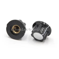 5PCS 16mm Top Rotary Control Turning Knob for Hole 6mm Dia. Shaft Potentiometer