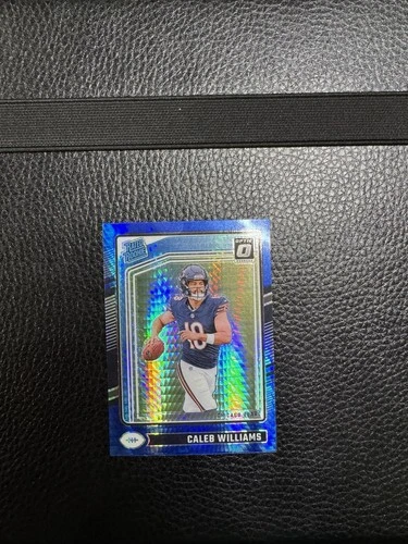 2024 Panini Donruss Optic - Rated Rookie Caleb Williams #201 Blue Hyper Prizm RC
