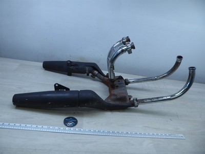 1985 Honda V45 Magna VF700C H20172. OEM exhaust headers mufflers tail pipes