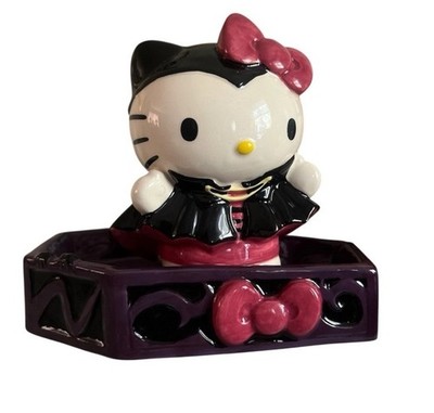 Hello Kitty Vampire in Coffin Halloween 2025 Blue Sky Ceramic