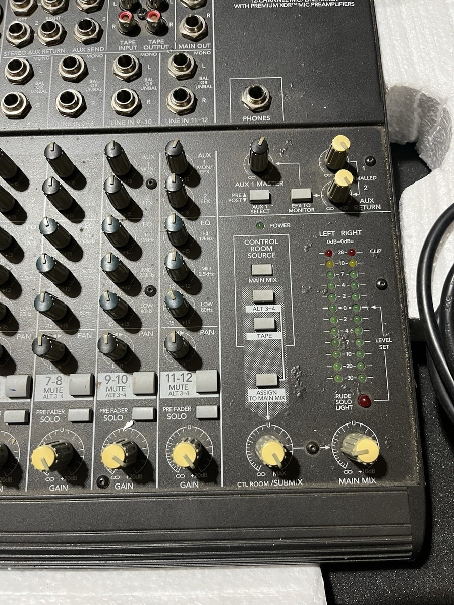 Used Mackie 1202 VLZ Pro 12 Channel Mic/Line Mixer | eBay