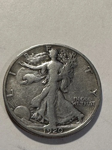 Photo of a 1920-S Walking Liberty Half Dollar from an eBay listing that sold on Jul 16, 2026