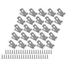 200 Pcs Reuse Fence Staple Fasteners Nails Duty Fixer Banana Clips