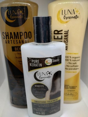 Kit Shampoo Crecimiento-Anticaida Luna Creciente Artesanal 500ml
