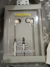 heyday  Wired Earbuds- White/ Rose Gold