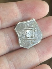 1600s 8 Reales Cob Spanish Colonial Silver Old Coin Peninsular 16 G North Africa