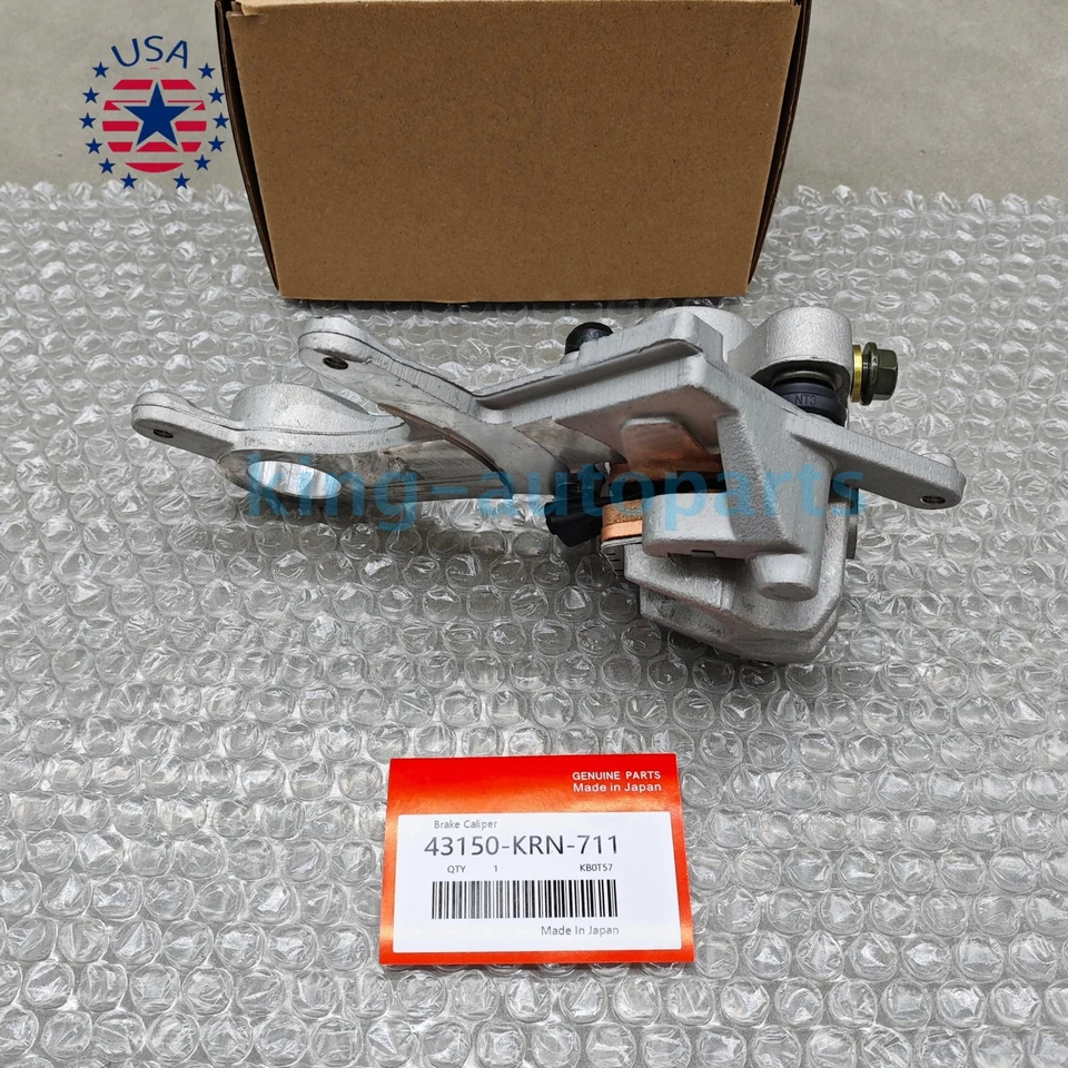 NEW Rear Brake Caliper &Pads For Honda CR125R CR250R CRF250R CRF450R CRF250X - Image 2 of 4