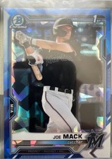 Joe Mack 2021 Bowman Draft Chrome Sapphire 1st Bowman #BDC-159 Marlins RC QTY