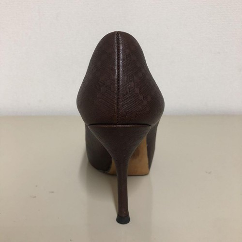 Gucci Czółenka Buty na obcasie Brązowe Prawdziwa skóra Rozmiar 35,5 US Około 5,5 Dla kobiet - Zdjęcie 5 z 24