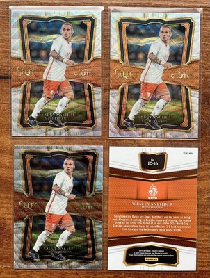 2017-18 Panini Select Soccer Wesley Sneijder Netherlands in the Clutch Lot X4