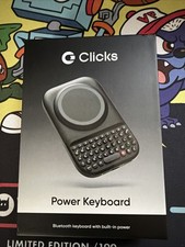 Clicks Power Keyboard - MagSafe Qi2 Wireless Bluetooth Onyx