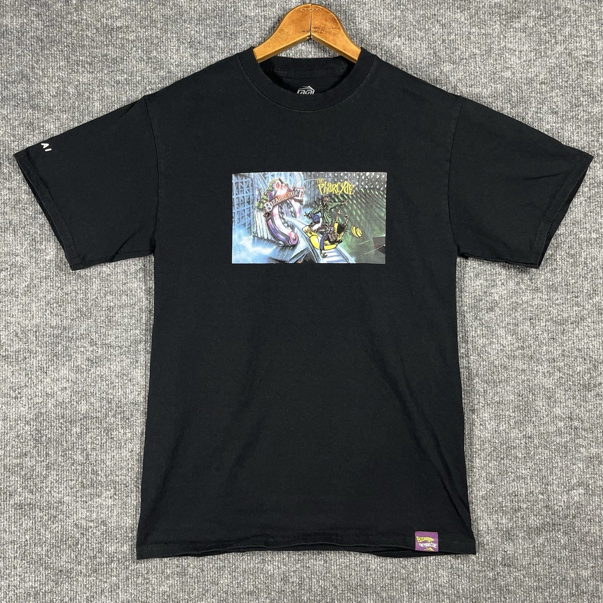Lakai Footwear Skate Shoes T-Shirt Tee Independent Trucks Indy Black En