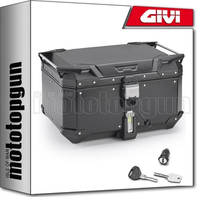 MOTORCYCLE PANNIERS OUTBACK EVO SMART BLACK 58 LT GIVI SYM MAXSYM TL 500 2023 23
