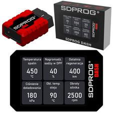 SDPROG DASH OBD2 Diagnosetester DPF-Monitor + OBD-Schnittstelle