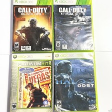4 games: Call of Duty Black Ops 3 Ghosts, Halo 3 🌈 6 (Xbox 360) BIN I #1402