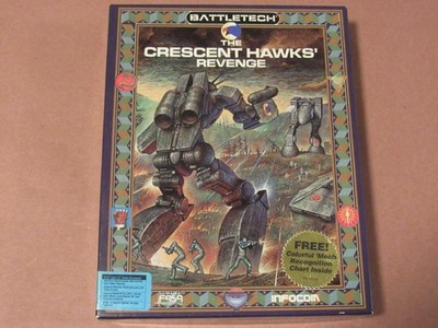 BATTLETECH: THE CRESCENT HAWKS' REVENGE, INFOCOM, 1990, 5.25'' & 3.5'' DISKS, OPEN