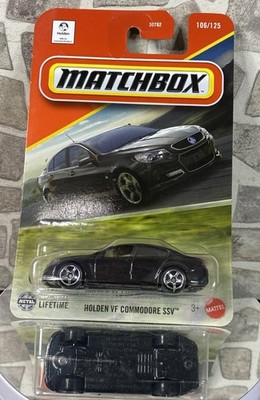 1:64 2025 Matchbox #106/125 Holden VF Commodore SSV Black