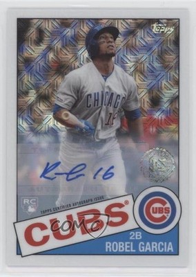 2020 Topps Silver Pack 1985 Chrome Baseball /299 Robel Garcia Rookie Auto RC y8h