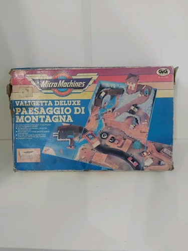 Micro Machines Paesaggio di Montagna Valigetta Deluxe Gig Galoob anni '83 - Foto 1 di 1