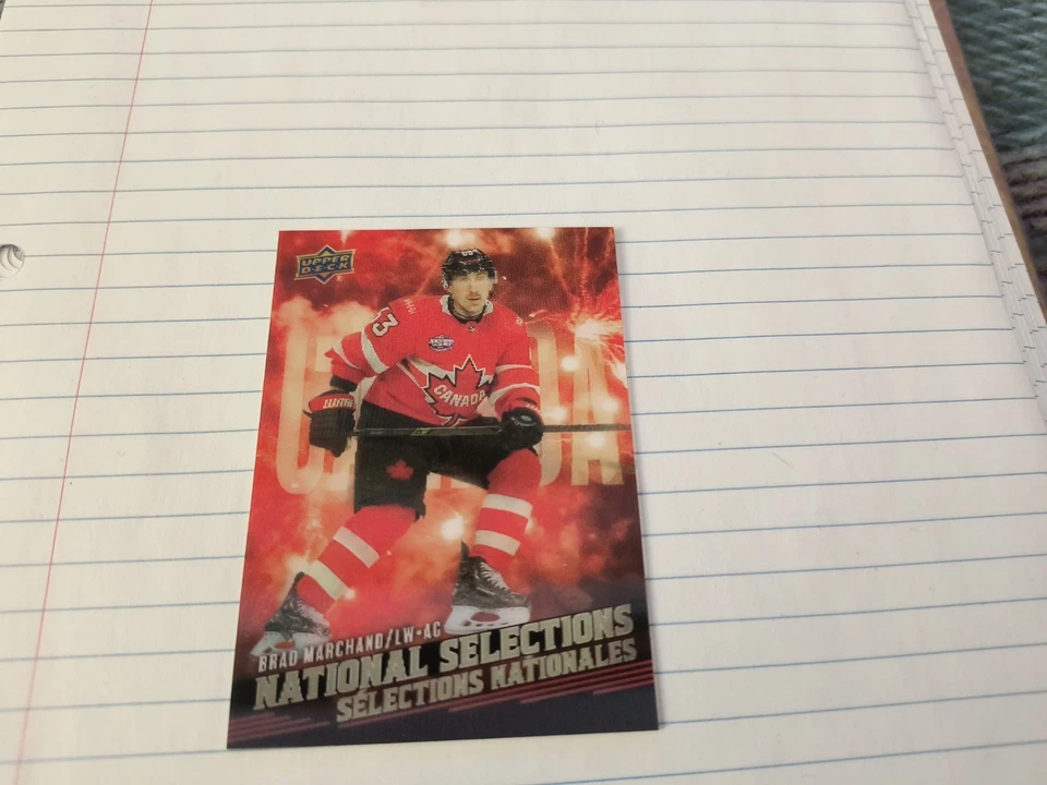 2025-26tim Hortons upper Deck national selections brad Marchand - Image 4 of 4
