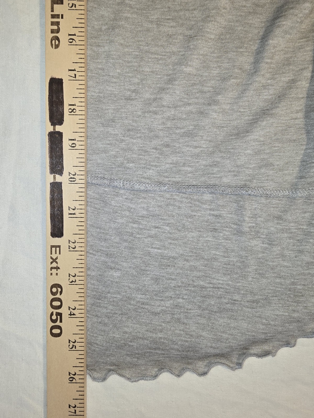 Sugarfox Womens Lightweight Long Sleeve Gray Patchwork Top Pullover Sz S