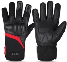 Motorradhandschuhe Regen All Weather  Wasserdicht Waterproof Rindsleder S - XXL