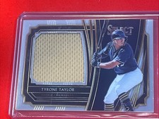 Tyrone Taylor 2020 Panini Select Rookie Jumbo Swatch #RJS-TT Brewers