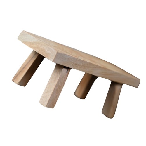 2 PIEZAS Adornos de madera de ciprés acantilado Taburetes de madera pequeños para niños pequeños - Imagen 7 de 12