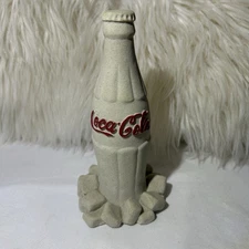 COCA COLA Coke Sand Sculpture Bottle by Mr Sandman 1991 Collectible