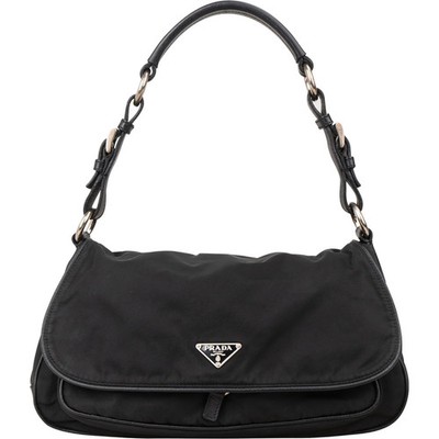 Prada Tessuto Nylon Triangle Flap Pocket Shoulder Bag Tasche