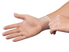 2 Packs of 100 Vinyl Food Service Gloves - Powdered, 5 Mil, Clear, Large