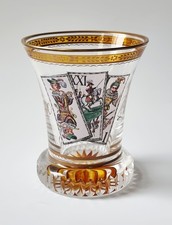 Ranftbecher  "Trull" mit Tarock - Karten