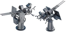 World War II U.S. Navy Oerlikon 20mm twin anti-aircraft gun TypeB plastic model