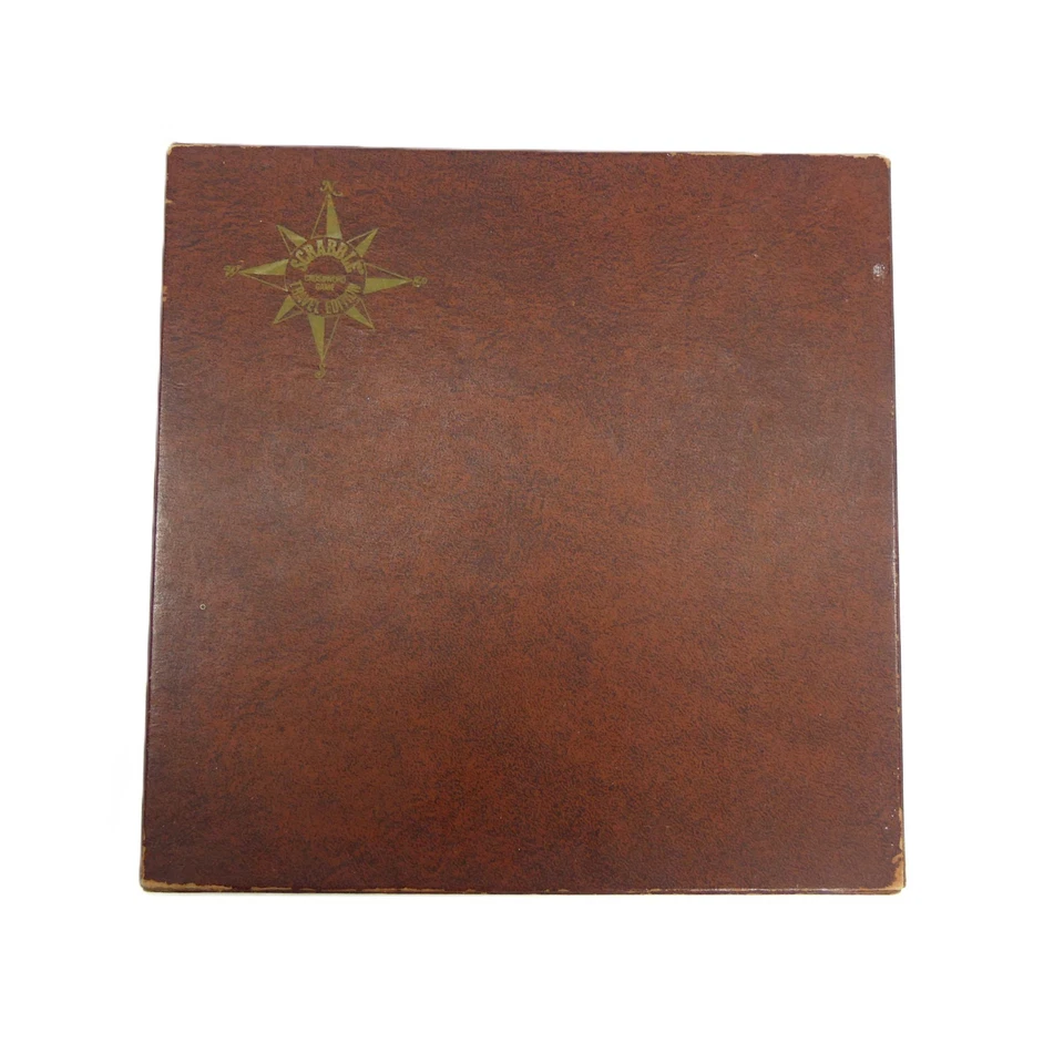 Vintage 1954 Travel Edition Scrabble Selchow & Righter Magnetic Tiles 9" Board - Image 2 of 4