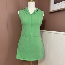 Free People Movement Green Hot Shot Hooded Shortsie Size L