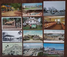 12 N.J. Postcards - NEPTUNE / ATLANTIC HIGHLANDS / SPRING LAKE / ASBURY PARK