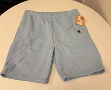 Carhartt Men's Relaxed Midweight Fleece Short Light Blue NWT