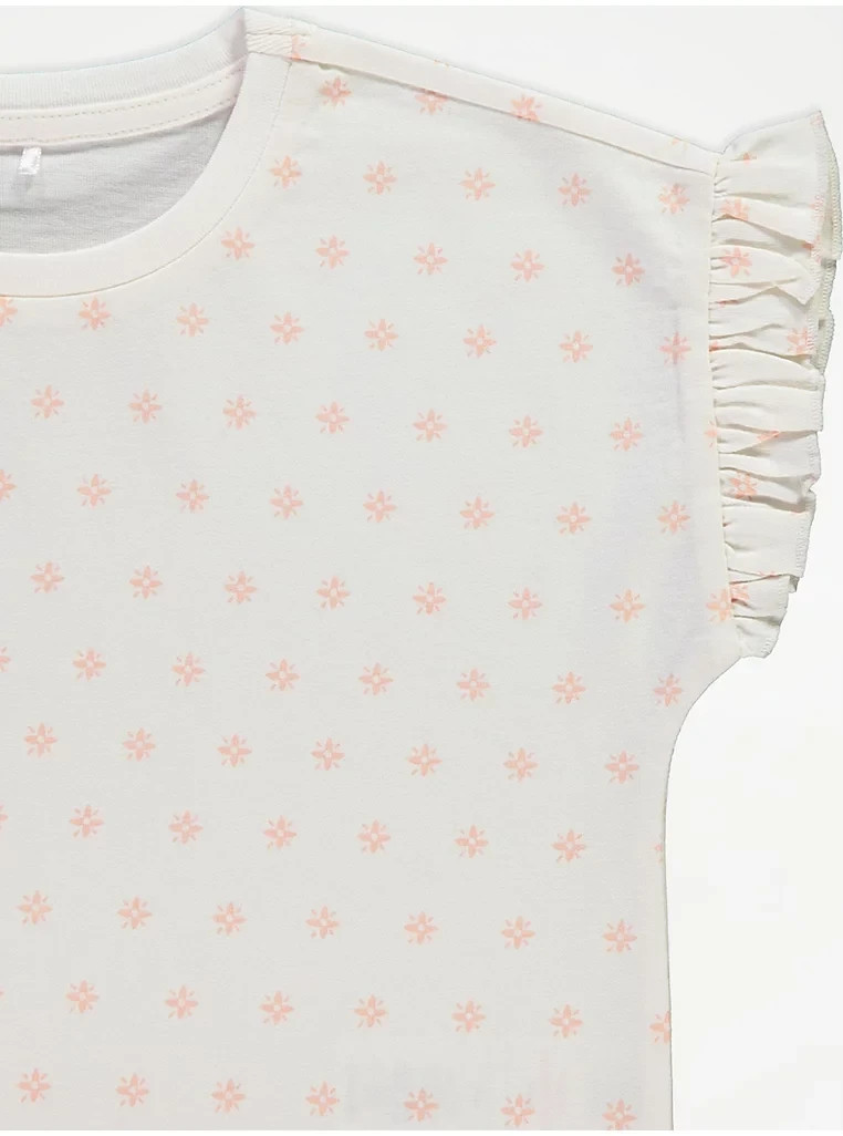 NWT Girls 5 Pack Floral/Animal/Plain Print T/Shirts Age 3-4 years image 7
