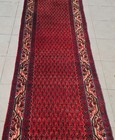 Hand Knotted Vintage Sultanabad Badam Gul Mir Wool Area Runner Rug 16 x 3 Ft — photo 7