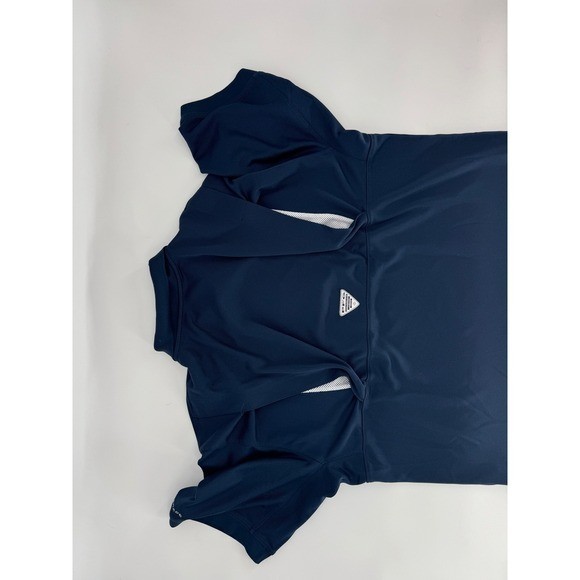 Columbia PFG Men's Navy Blue Short Sleeve Polo Shirt Fishing Outdoor Size XL thumbnail 6