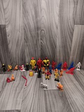 Vintage 27 Piece Toy Lot Of Fireman Plastic Firefighters Accessories Fast Ship