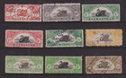 Western Australia c1906-20  1d-30/- LONGSWAN -revenue range- FU (9)